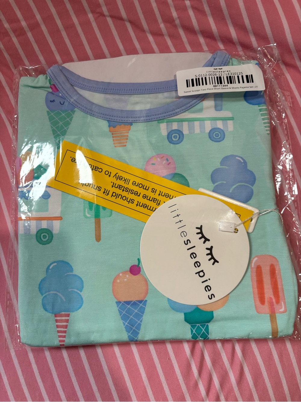 Little Sleepies sweet scoops Pajama Set